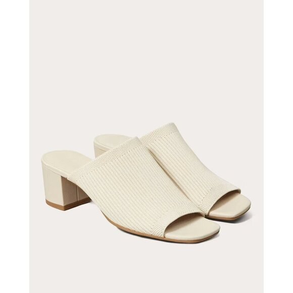 Everlane Shoes - Everlane The Glove Mules in ReKnit in Bone 6 New Womens Slides Heels Sandals